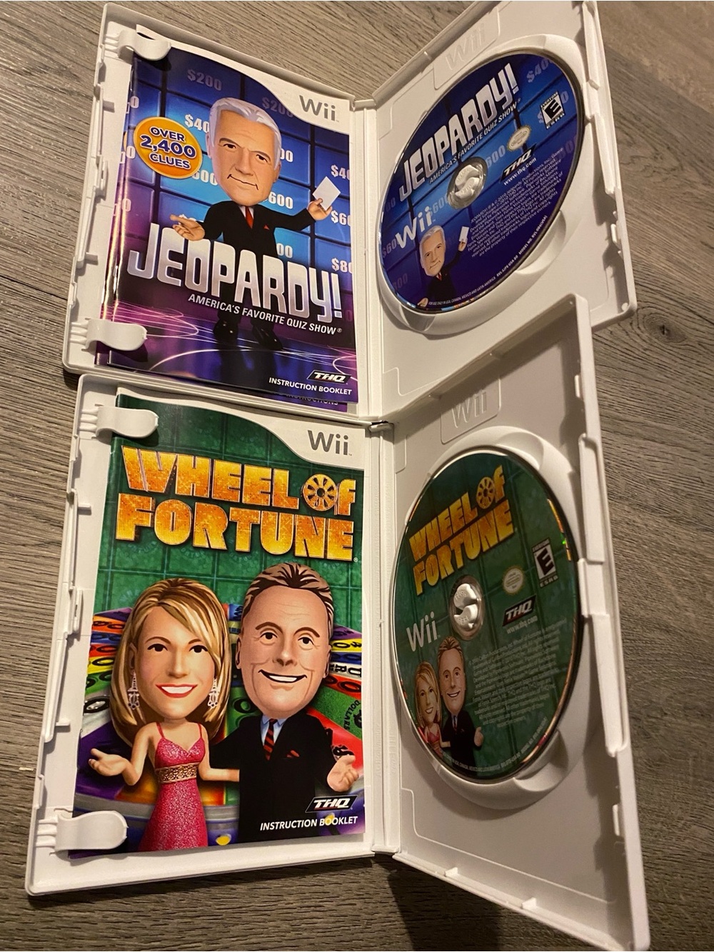 Jeopardy & Wheel of Fortune Wii Games